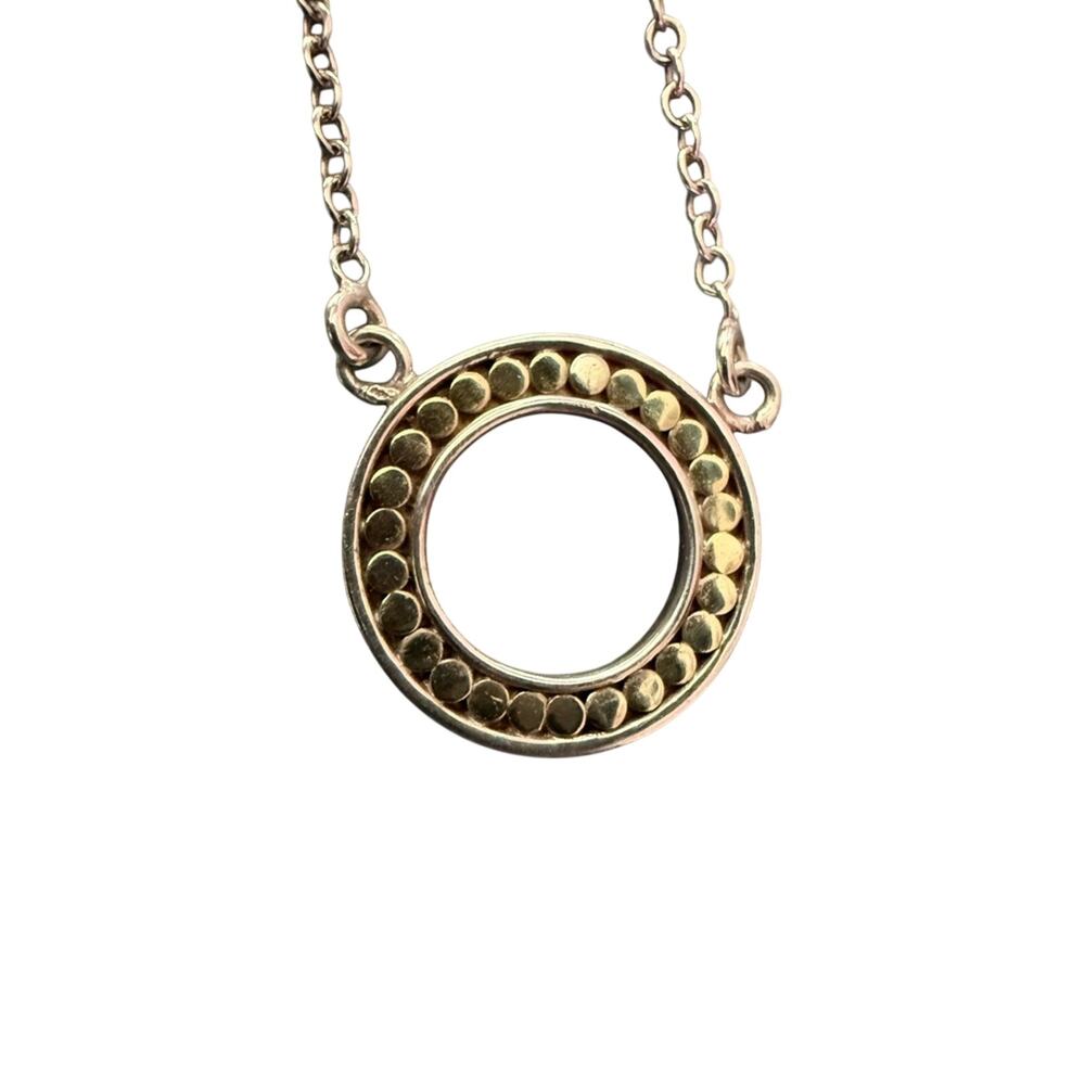 Anna Beck Reversible Circle Pendant Necklace
